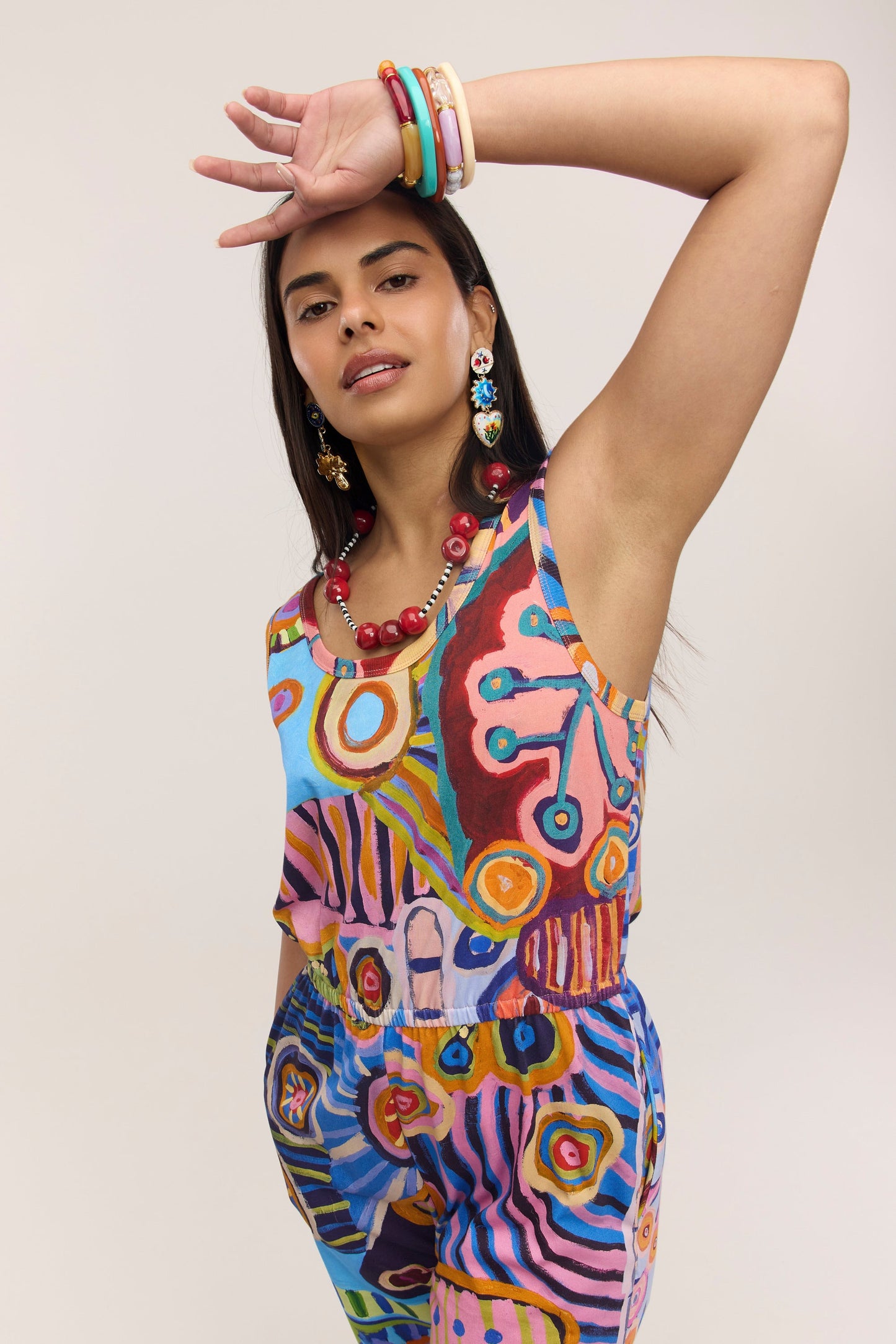 Saraeva Wide Leg Jumpsuit