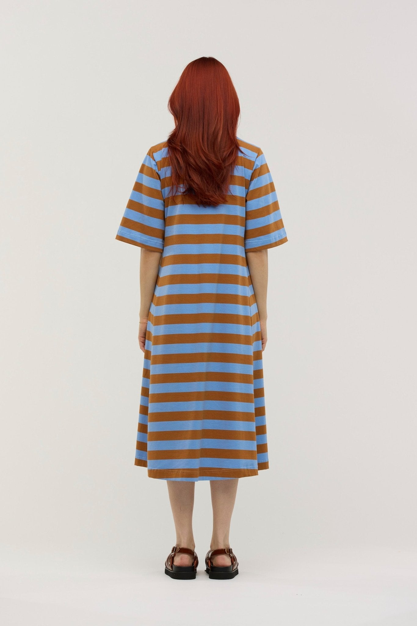 Traveller Stripe Midi Dress