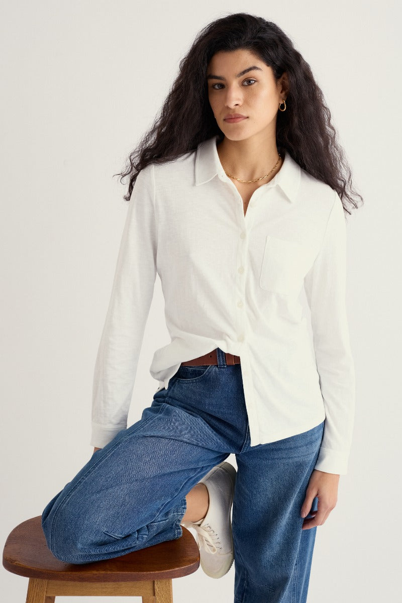 Teasel Head Organic Cotton Jersey Shirt