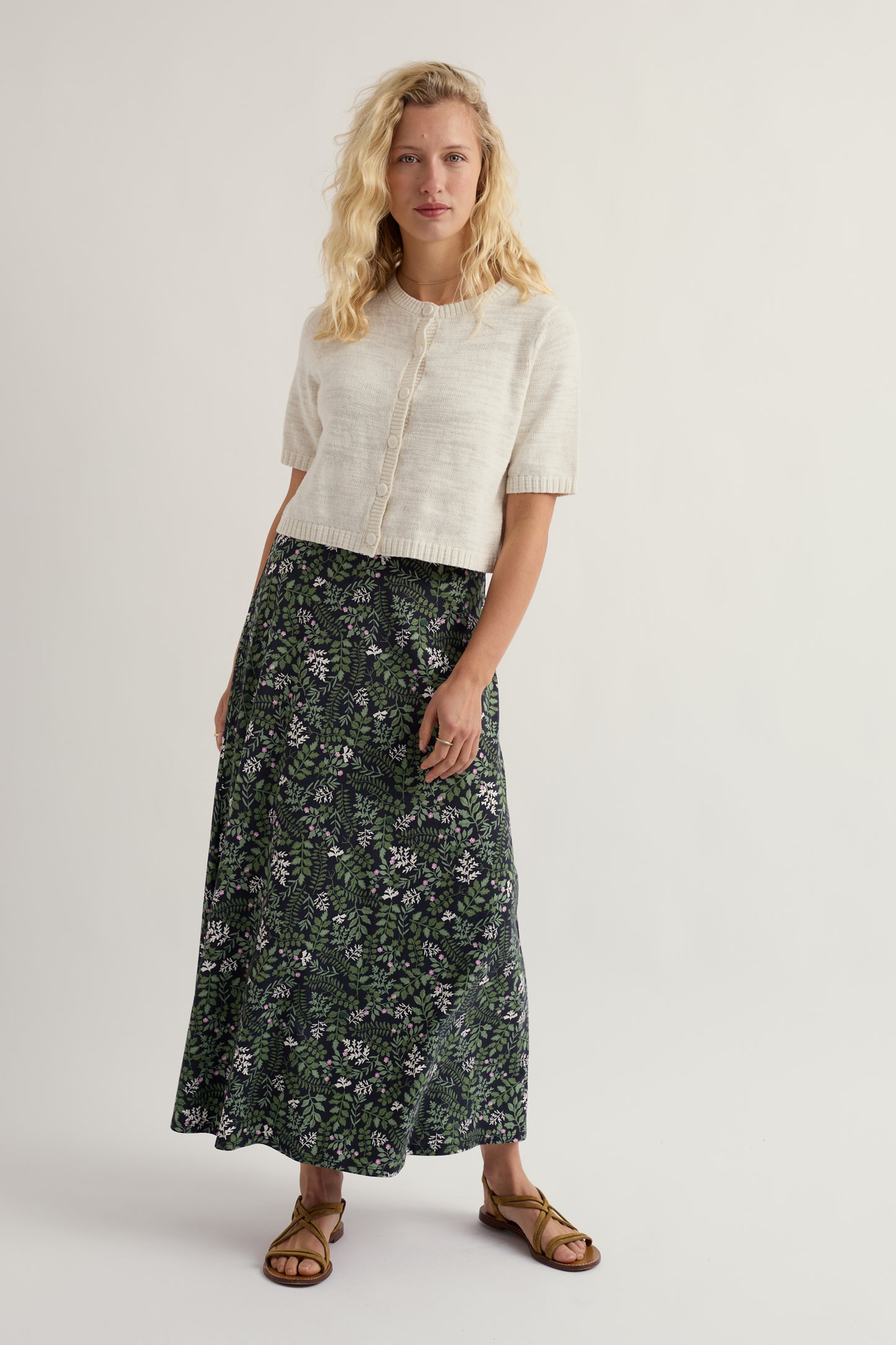 Rose A-Line Ankle Length Skirt