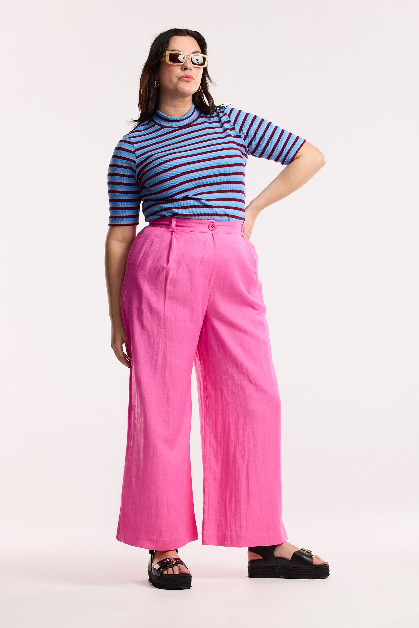 Traveller Waffle Stripe Tee