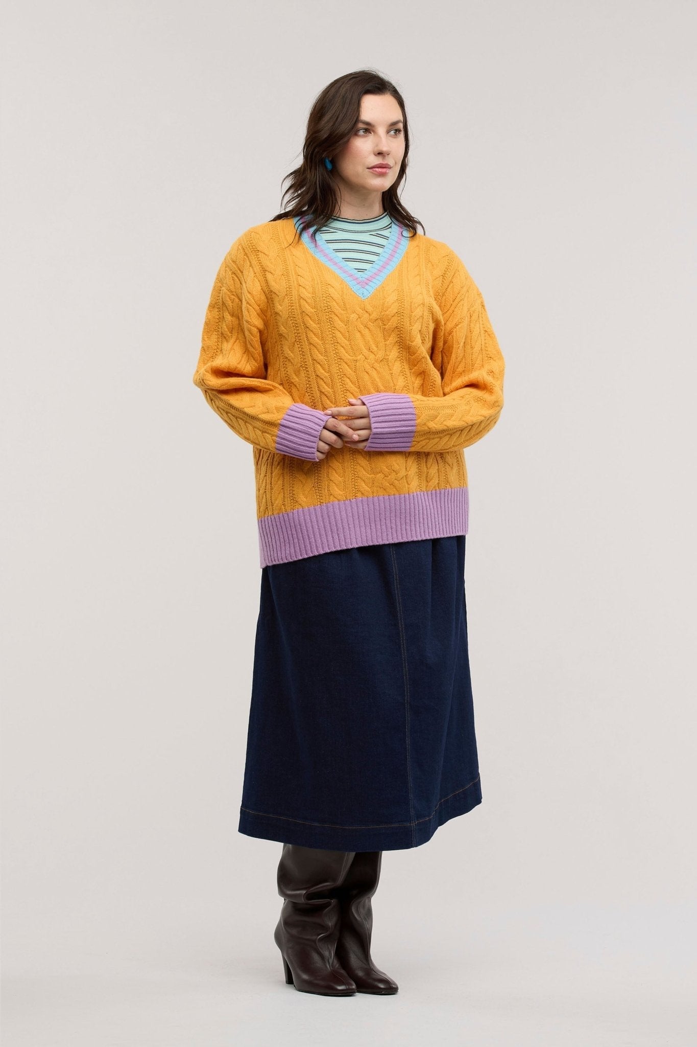 Halcyon Cable Knit Jumper